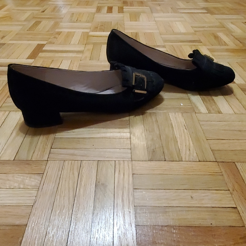 Topshop black flats never worn